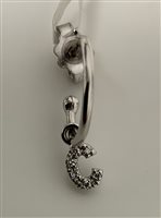 Mono orecchino Bolzoni in Oro bianco Diamante 0.02 Ct BO0408-C-MONO - BO0408-C-MONO